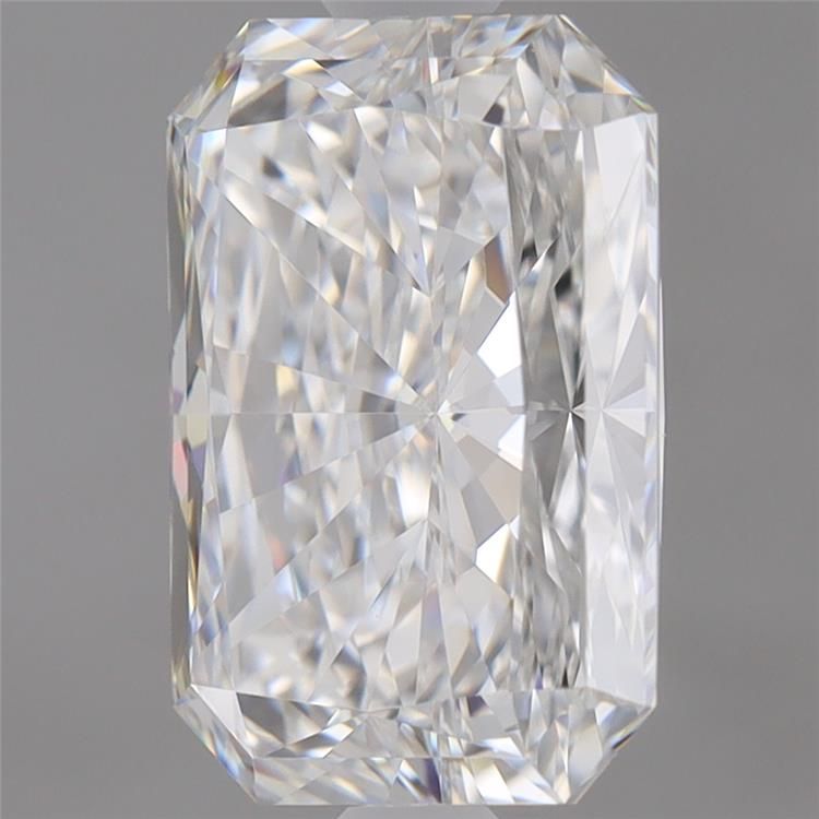 2.04 Carat Radiant Lab Diamond with  Cut Diamond in 14KT  view 1
