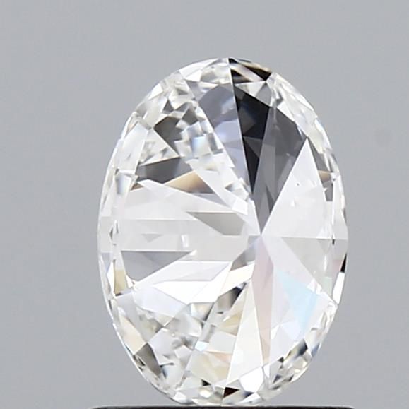 1.0 Carat Oval Lab Diamond with  Cut Diamond in 14KT  view 1
