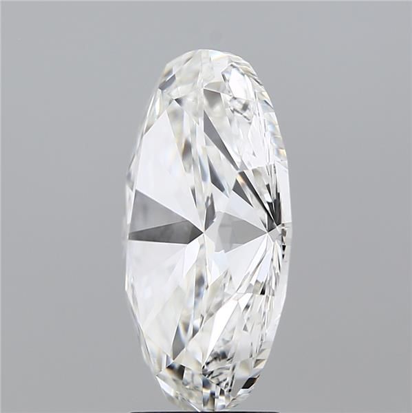5.01 Carat Oval Lab Diamond with  Cut Diamond in 14KT  view 1
