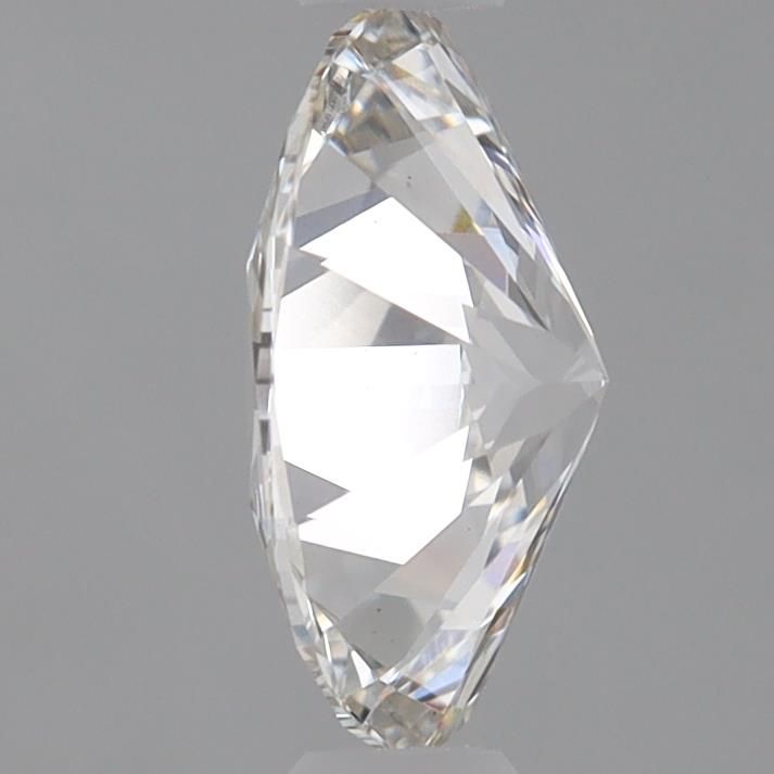 1.08 Carat Oval Lab Diamond with  Cut Diamond in 14KT  view 1
