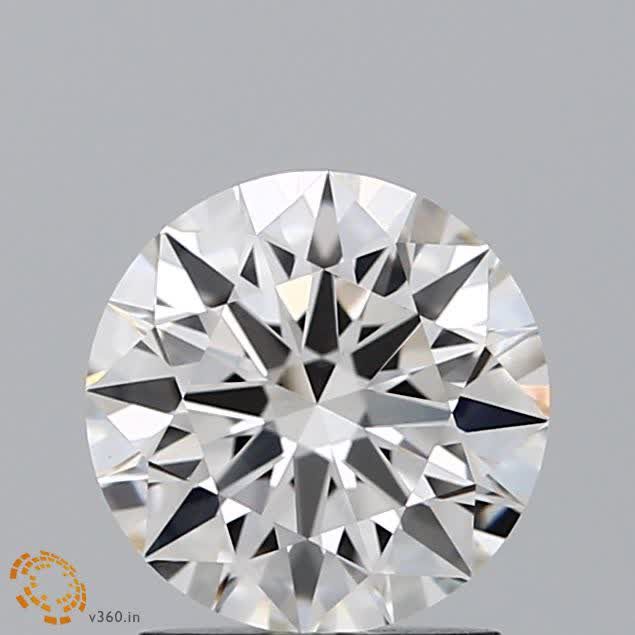 1.65 Carat Round Lab Diamond with  Cut Diamond in 14KT  view 1
