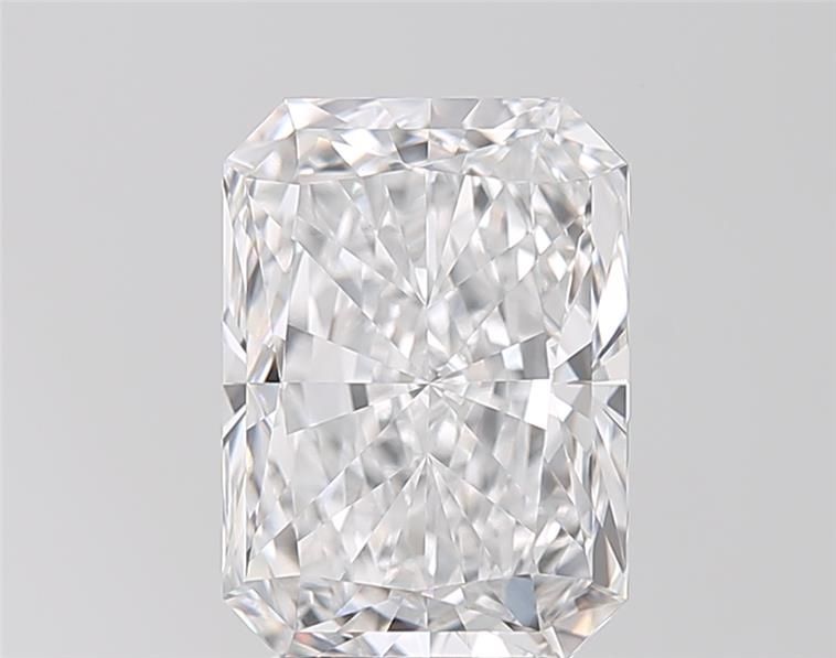 4.04 Carat Radiant Lab Diamond with  Cut Diamond in 14KT  view 1
