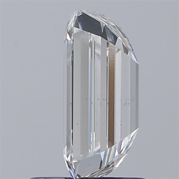 1.21 Carat Emerald Lab Diamond with  Cut Diamond in 14KT  view 1
