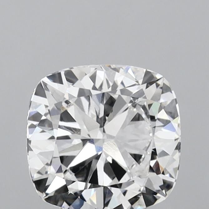 2.07 Carat Cushion Lab Diamond with  Cut Diamond in 14KT  view 1
