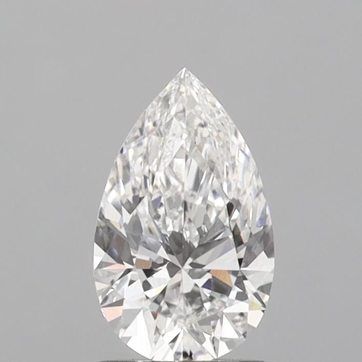 1.05 Carat Pear Lab Diamond with  Cut Diamond in 14KT  view 1
