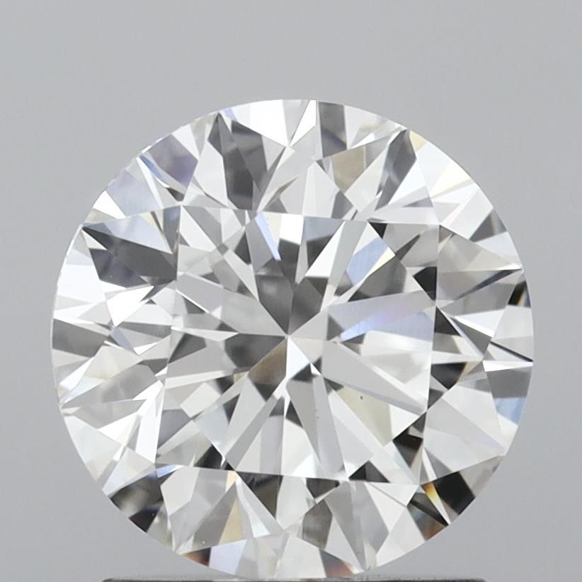 1.56 Carat Round Lab Diamond with  Cut Diamond in 14KT  view 1
