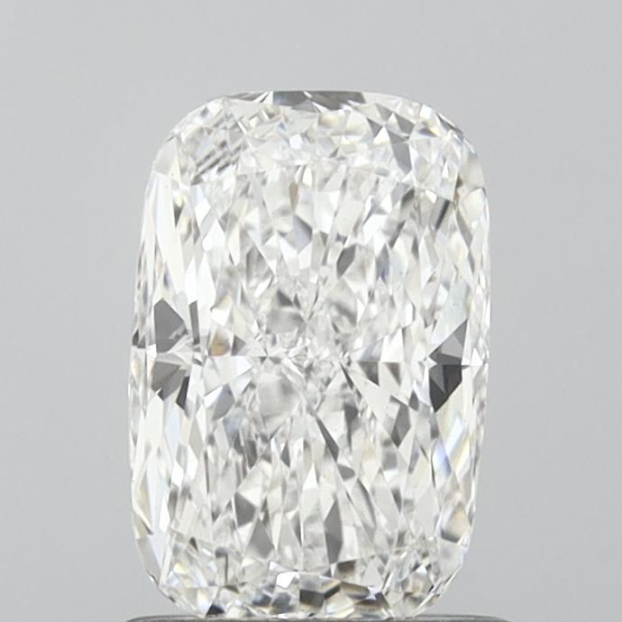 1.01 Carat Cushion Lab Diamond with  Cut Diamond in 14KT  view 1

