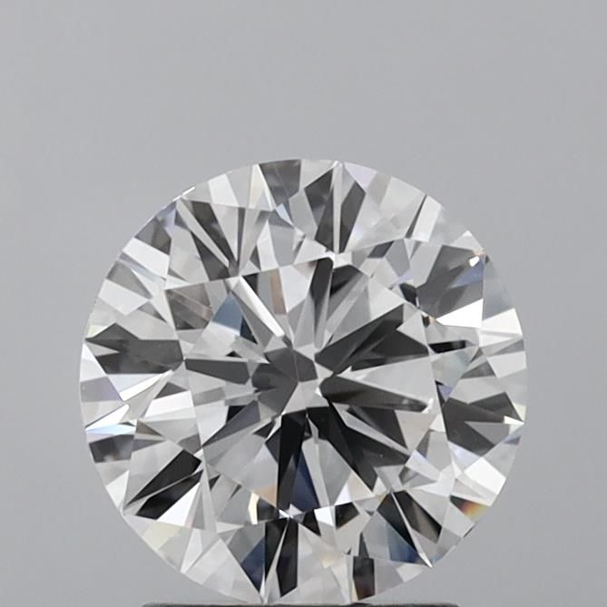 2.01 Carat Round Lab Diamond with  Cut Diamond in 14KT  view 1
