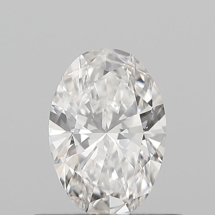 0.52 Carat Oval Lab Diamond with  Cut Diamond in 14KT  view 1
