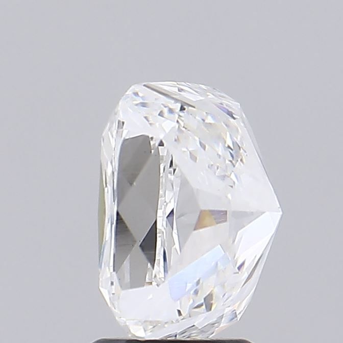 3.65 Carat Cushion Lab Diamond with  Cut Diamond in 14KT  view 1
