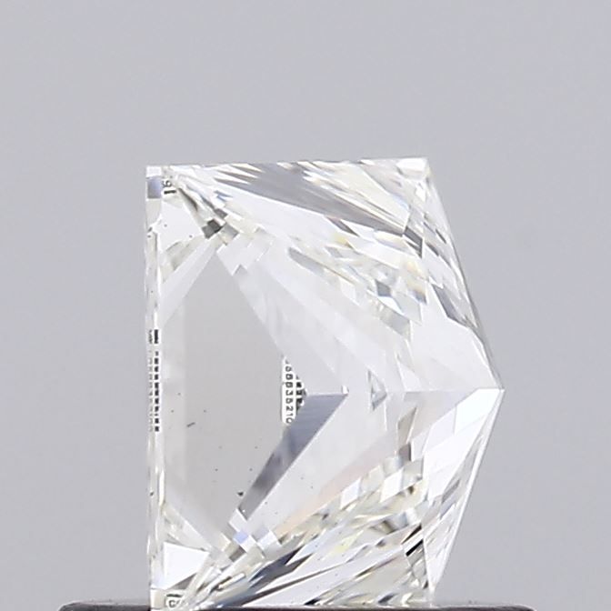 1.08 Carat Princess Lab Diamond with  Cut Diamond in 14KT  view 1
