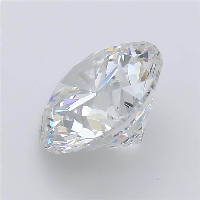 3.01 Carat Round Lab Diamond with  Cut Diamond in 14KT  view 1
