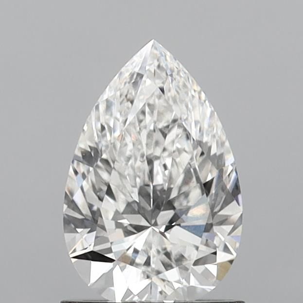 1.06 Carat Pear Lab Diamond with  Cut Diamond in 14KT  view 1
