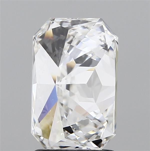 2.14 Carat Radiant Lab Diamond with  Cut Diamond in 14KT  view 1
