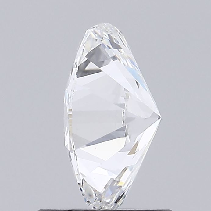 1.05 Carat Oval Lab Diamond with  Cut Diamond in 14KT  view 1
