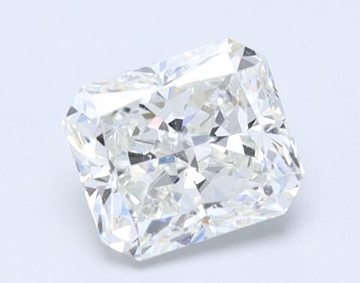 0.85 Carat Radiant Natural Diamond with  Cut Diamond in 14KT  view 1
