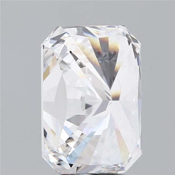5.09 Carat Radiant Lab Diamond with  Cut Diamond in 14KT  view 1
