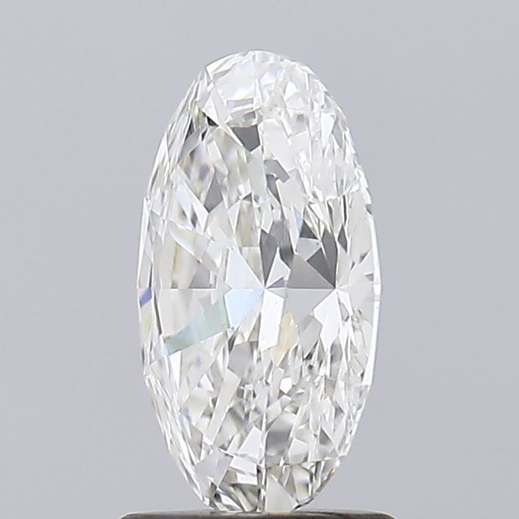 1.85 Carat Oval Lab Diamond with  Cut Diamond in 14KT  view 1
