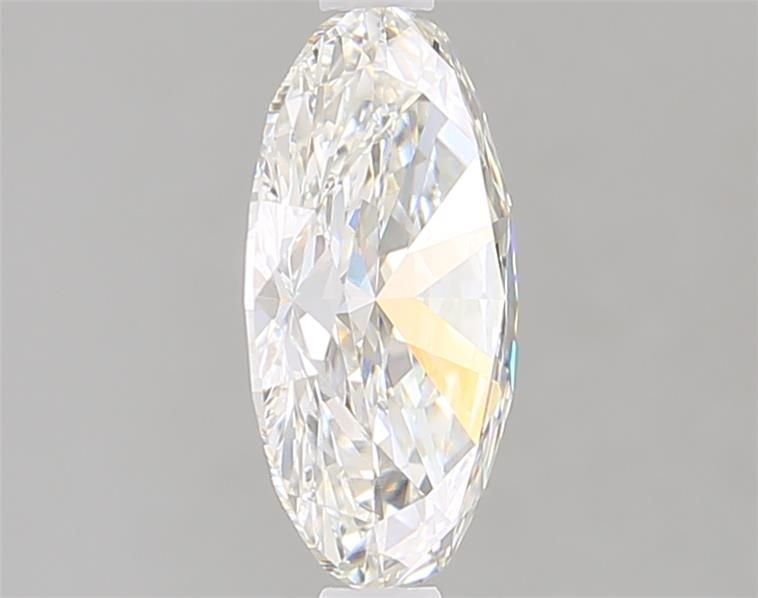 1.67 Carat Oval Lab Diamond with  Cut Diamond in 14KT  view 1
