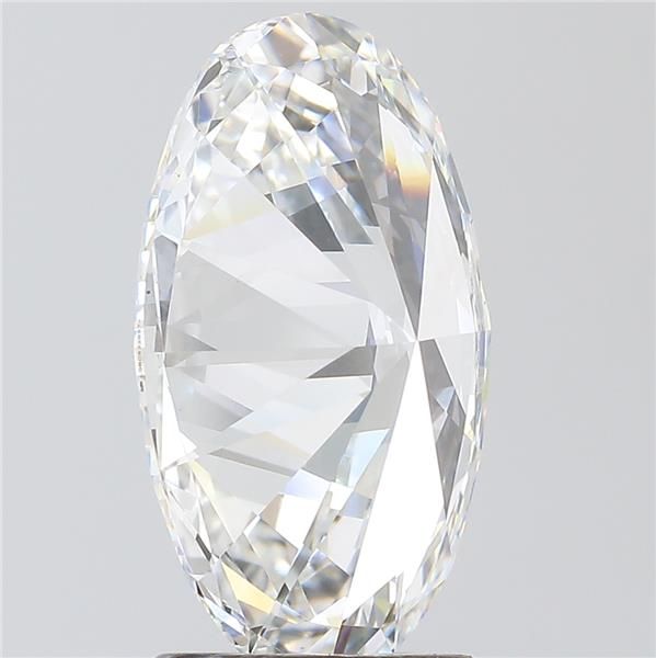 2.27 Carat Oval Lab Diamond with  Cut Diamond in 14KT  view 1
