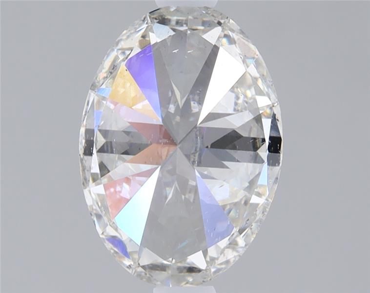 1.34 Carat Oval Lab Diamond with  Cut Diamond in 14KT  view 1
