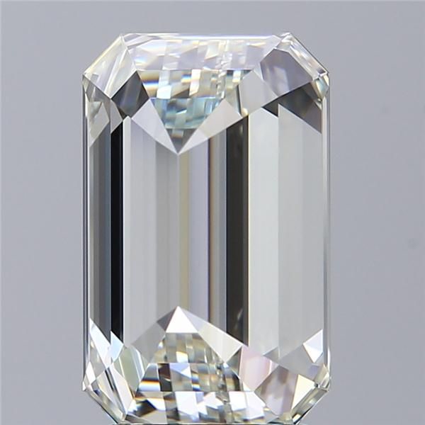 3.0 Carat Emerald Natural Diamond with  Cut Diamond in 14KT  view 1
