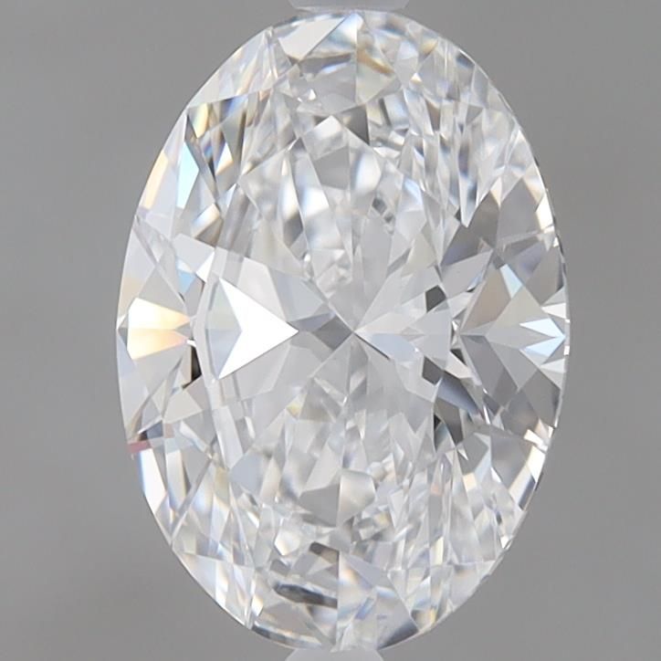 1.51 Carat Oval Lab Diamond with  Cut Diamond in 14KT  view 1
