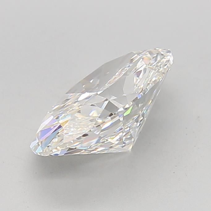 2.0 Carat Oval Lab Diamond with  Cut Diamond in 14KT  view 1
