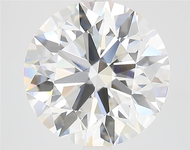 5.01 Carat Round Lab Diamond with  Cut Diamond in 14KT  view 1
