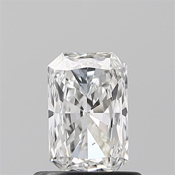 0.63 Carat Radiant Lab Diamond with  Cut Diamond in 14KT  view 1
