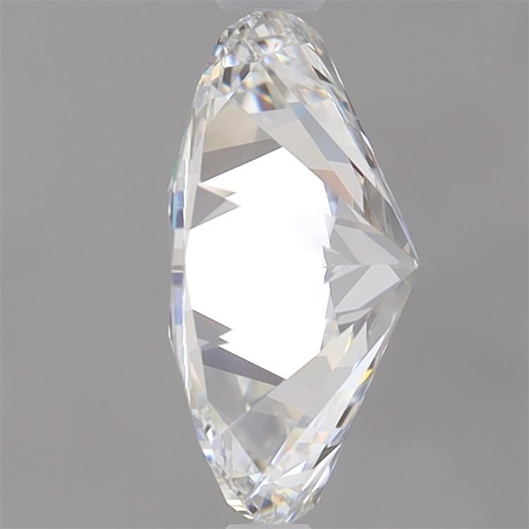 2.0 Carat Oval Lab Diamond with  Cut Diamond in 14KT  view 1
