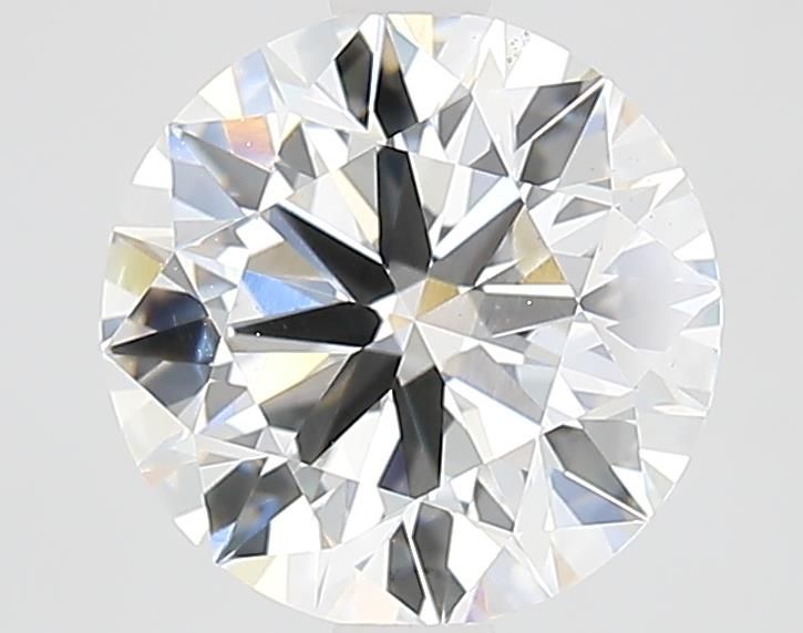 2.17 Carat Round Lab Diamond with  Cut Diamond in 14KT  view 1
