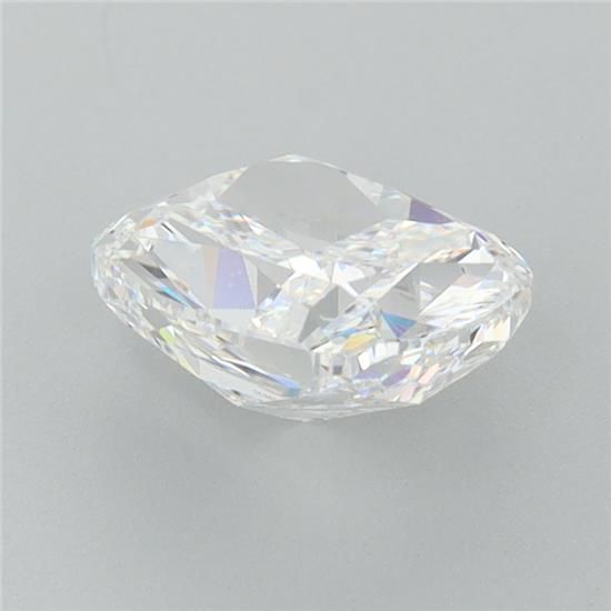 2.0 Carat Cushion Lab Diamond with  Cut Diamond in 14KT  view 1
