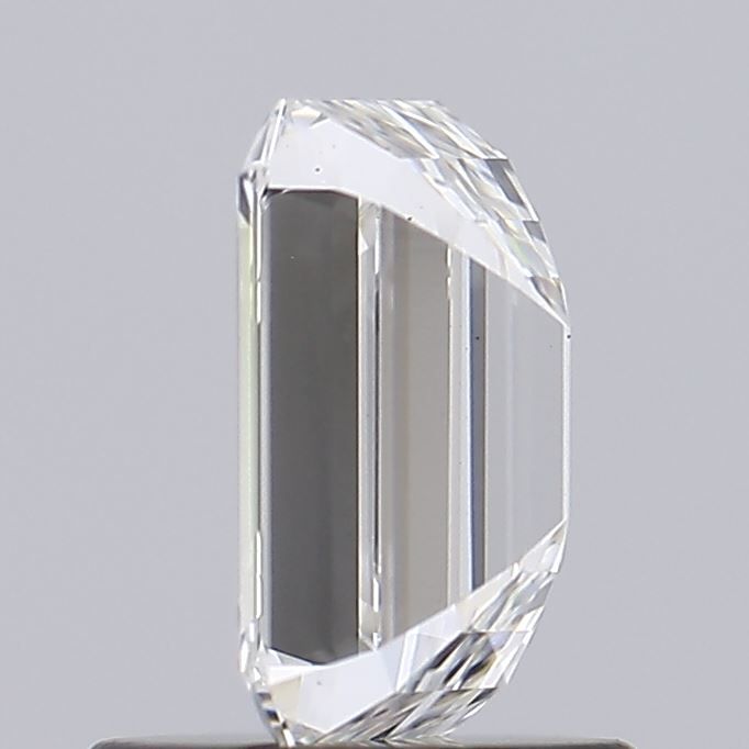 1.05 Carat Emerald Lab Diamond with  Cut Diamond in 14KT  view 1
