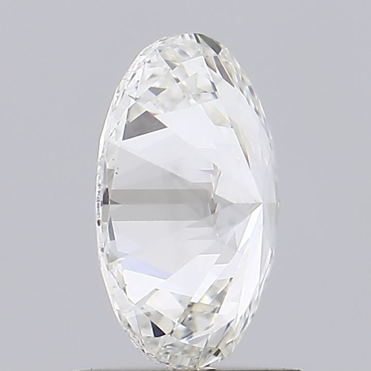 1.27 Carat Oval Lab Diamond with  Cut Diamond in 14KT  view 1
