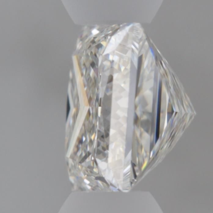 1.04 Carat Princess Lab Diamond with  Cut Diamond in 14KT  view 1
