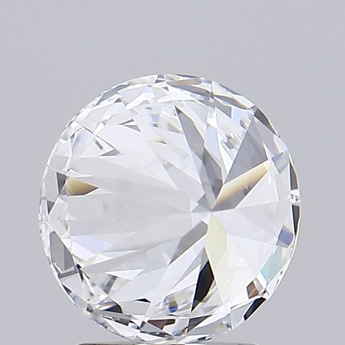 2.1 Carat Round Lab Diamond with  Cut Diamond in 14KT  view 1
