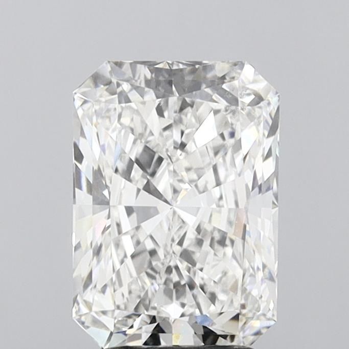 3.0 Carat Radiant Lab Diamond with  Cut Diamond in 14KT  view 1
