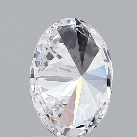 0.8 Carat Oval Lab Diamond with  Cut Diamond in 14KT  view 1
