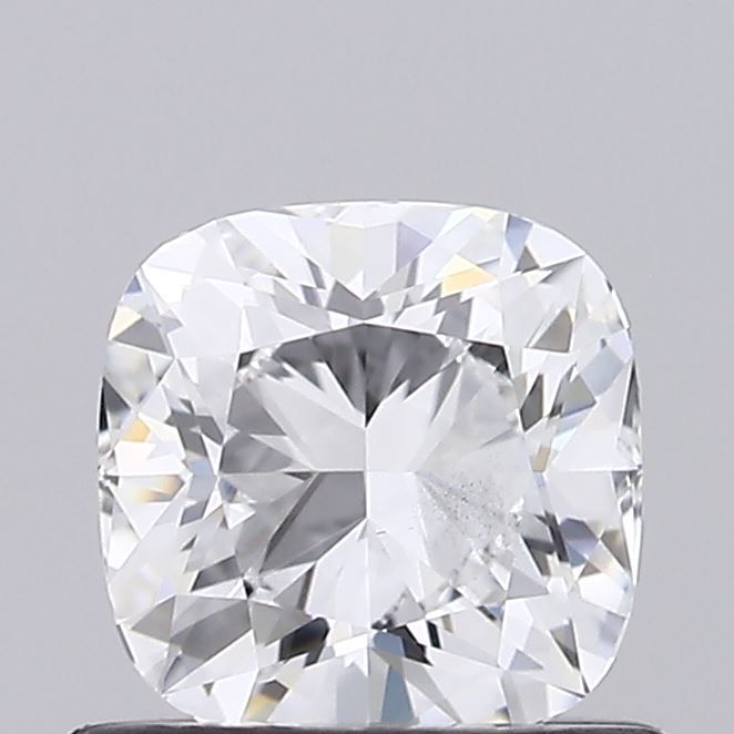 0.72 Carat Cushion Lab Diamond with  Cut Diamond in 14KT  view 1
