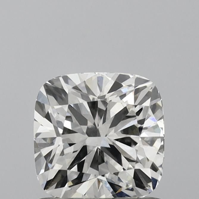 1.01 Carat Cushion Lab Diamond with  Cut Diamond in 14KT  view 1
