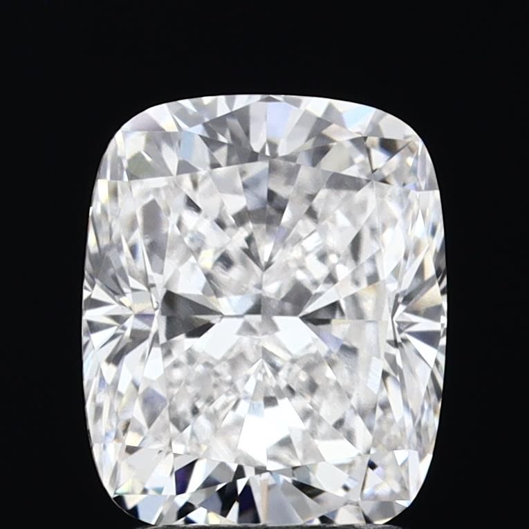 2.02 Carat Cushion Lab Diamond with  Cut Diamond in 14KT  view 1

