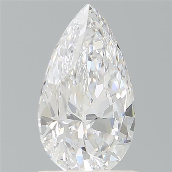 1.53 Carat Pear Lab Diamond with  Cut Diamond in 14KT  view 1
