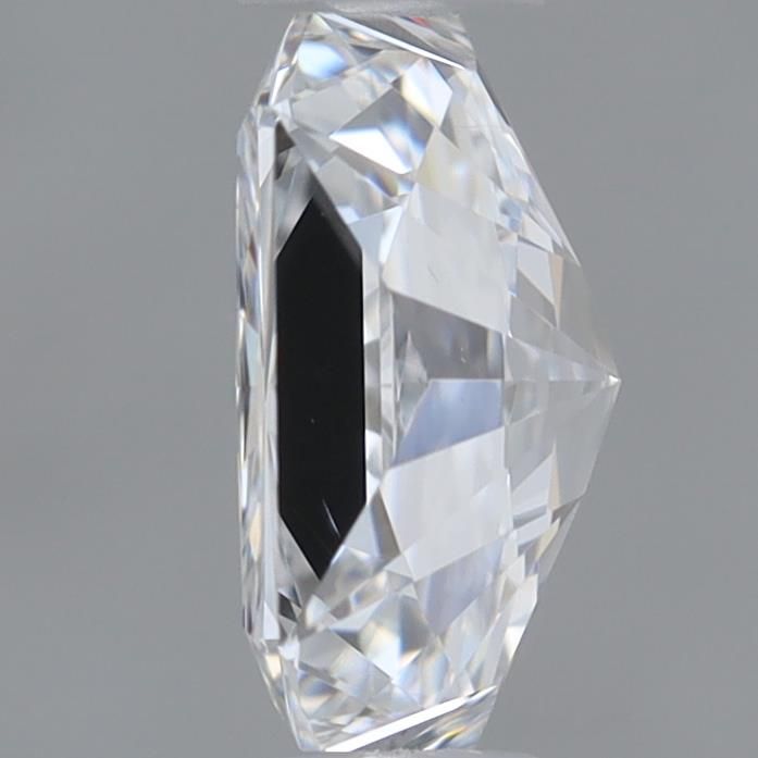 0.72 Carat Radiant Lab Diamond with  Cut Diamond in 14KT  view 1
