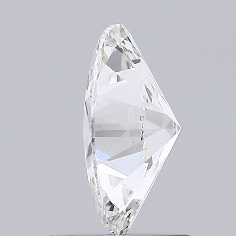 1.14 Carat Oval Lab Diamond with  Cut Diamond in 14KT  view 1
