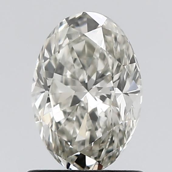 1.01 Carat Oval Natural Diamond with  Cut Diamond in 14KT  view 1
