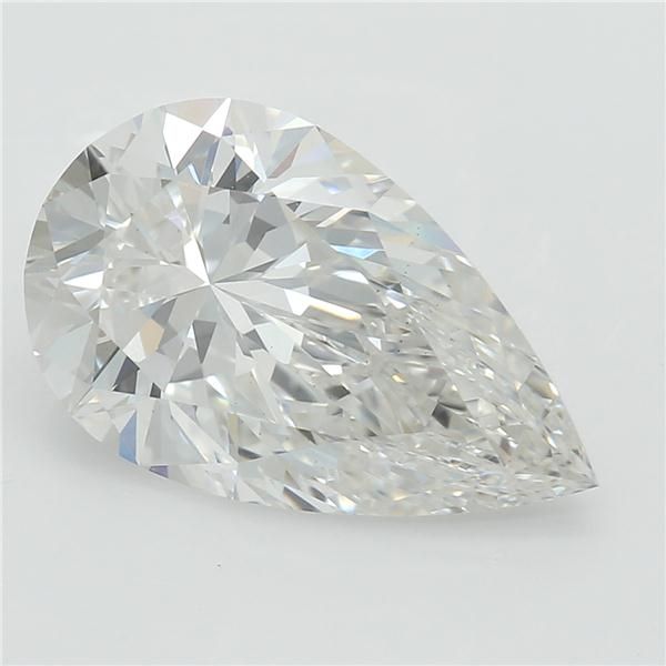 1.86 Carat Pear Lab Diamond with  Cut Diamond in 14KT  view 1
