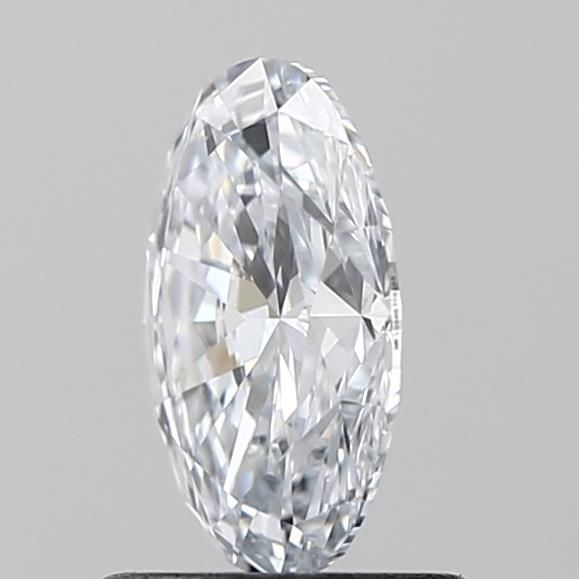 1.01 Carat Oval Lab Diamond with  Cut Diamond in 14KT  view 1
