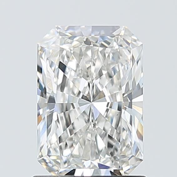 1.04 Carat Radiant Lab Diamond with  Cut Diamond in 14KT  view 1
