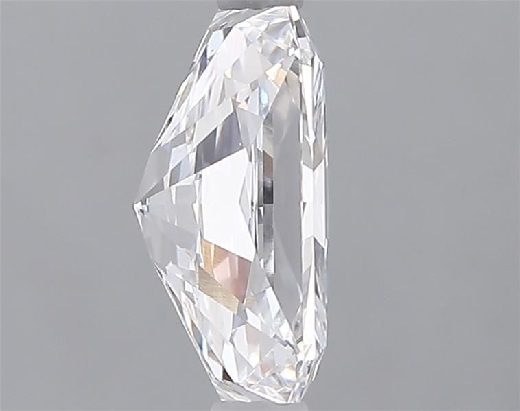 2.05 Carat Radiant Lab Diamond with  Cut Diamond in 14KT  view 1
